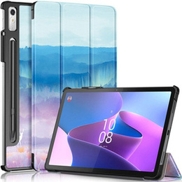 Pouzdro pro Lenovo Tab P11 Pro Gen 2 2022, Smartcase Pen Slot, deer in mountains