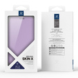 Pouzdro Dux Ducis pro Samsung Galaxy S25 Edge, Skin X Pro, MagSafe, fialové
