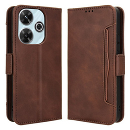 Klopové pouzdro pro Xiaomi Redmi 13, Card Slot, hnědé