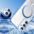 Pouzdro pro Samsung Galaxy S25, Electro MagSafe, modré + šňůrka na krk