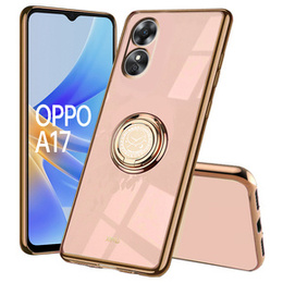 Pouzdro pro Oppo A17, Electro Ring, růžové