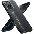Pouzdro pro iPhone 16 Pro Max, Carbon Fiber MagSafe, černé