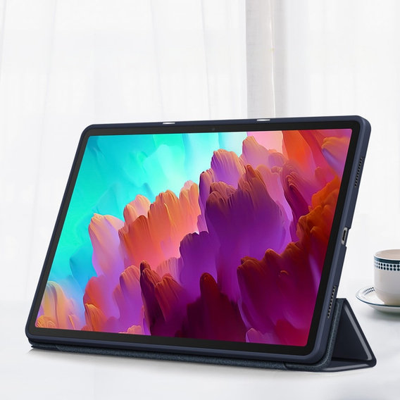 Pouzdro pro Lenovo Tab P12, Smartcase s prostorem pro stylus, námořnicky modré
