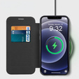 Klopové pouzdro pro iPhone 12, RFID Wallet MagSafe CamShield, černé