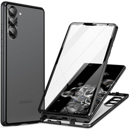 Pouzdro pro Samsung Galaxy S24, Magnetic Dual Glass, černé