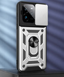 Pouzdro pro Realme GT 7 Pro, CamShield Slide, stříbrné