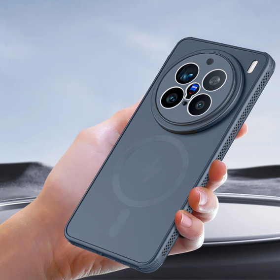 Pouzdro pro Vivo X200 Pro 5G, MagSafe, stříbrné,