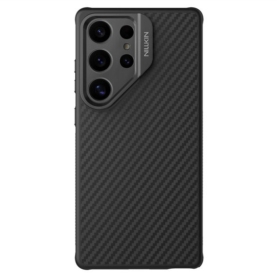 Pouzdro pro Samsung Galaxy S25 Ultra, pancéřované Nillkin, Carboprof Case, pro Magsafe, černé