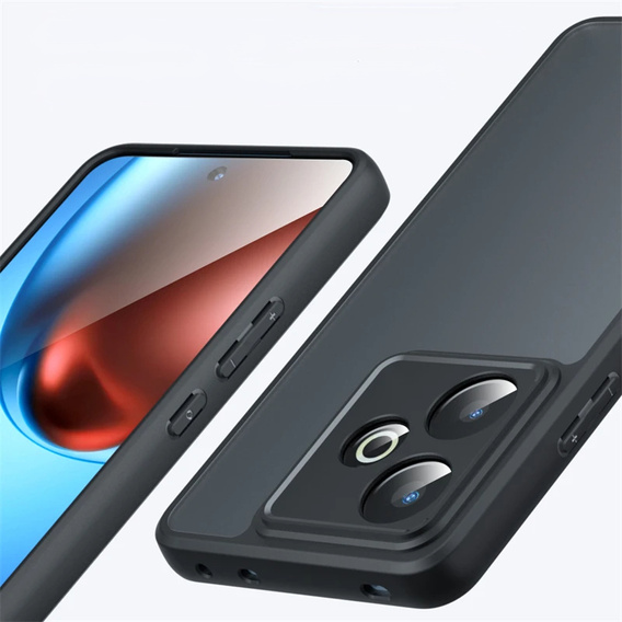Pouzdro pro Realme GT 7 / 7T, Fusion Hybrid, transparentní / černé