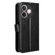 Klopové pouzdro pro Oppo A5 Pro 5G, Crazy Horse Wallet, černé