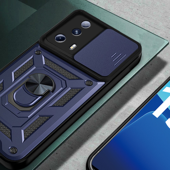 Pouzdro pro Xiaomi 13 Lite, CamShield Slide, modré