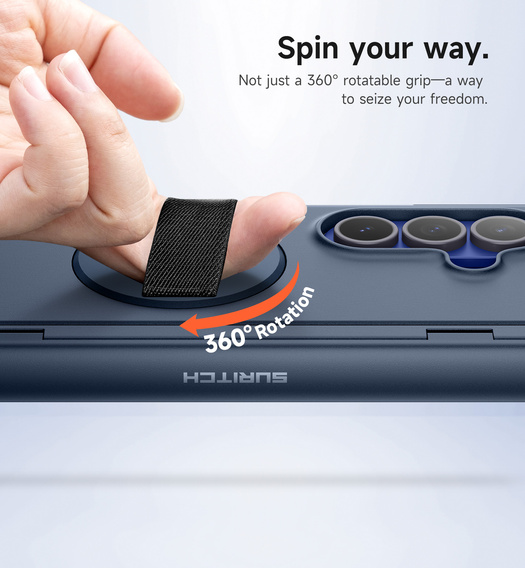 Pouzdro Suritch s 360° stojánkem a integrovaným krytem displeje pro Samsung Galaxy Z Fold7