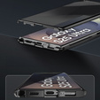 Pouzdro pro Samsung Galaxy S25 Ultra, Privacy Dual Glass, černé