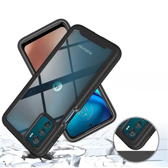 Pouzdro pro Motorola Moto G42 4G, Shockproof, s fólií, černé