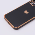 Pouzdro pro Apple iPhone 11, Electro heart, černé