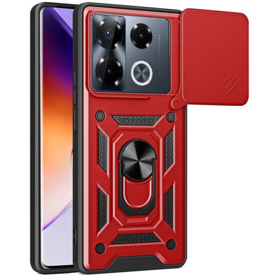 Pouzdro pro Infinix Note 40 Pro Plus, CamShield Slide, červené
