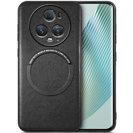Pouzdro pro Honor Magic 5 Pro, Leather Hybrid MagSafe, černé