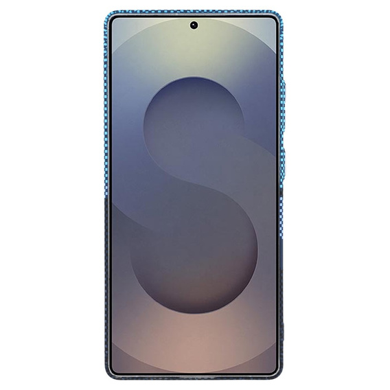 Pouzdro pro Samsung S25 Ultra, Carbon Fiber MagSafe, modrá / tmavě modrá