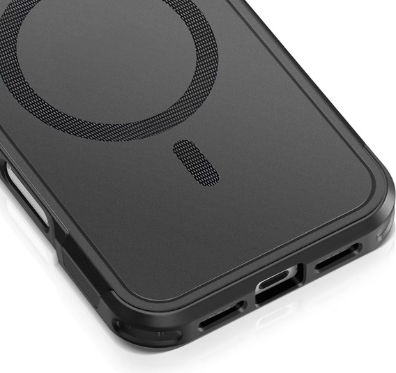 Pouzdro MagForce pro iPhone 17 Pro Max, pro MagSafe, pancéřované, černé