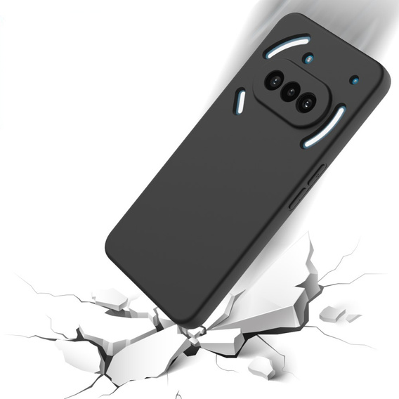 Pouzdro pro Nothing Phone 3a, Silicone Lite, černé