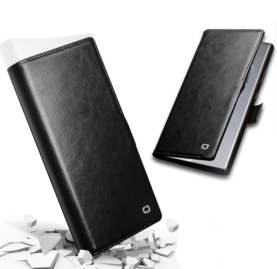 Flipové pouzdro pro Samsung Galaxy S25 Ultra, QIALINO Leather Wallet, černé