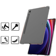 Pouzdro pro Samsung Galaxy Tab S9 FE, s držákem na stylus, silikonové, průhledné