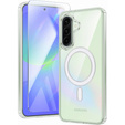 Pouzdro pro Samsung Galaxy A36, Dropproof MagSafe, průhledné + 9H tvrzené sklo