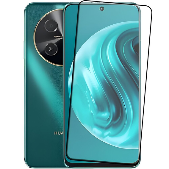 3D tvrzené sklo pro Huawei Nova 12i, černý rámeček