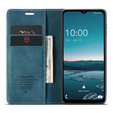 Pouzdro CASEME pro Samsung Galaxy M33 5G, Leather Wallet Case, modré