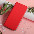 Pouzdro pro Oppo Reno 11F 5G, Smart Magnet, červené + sklo 9H