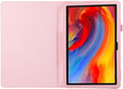 Pouzdro pro Lenovo Tab M11, bi-fold, s klopou, růžové