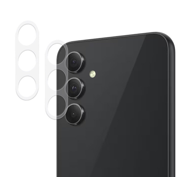 2x tvrzené sklo ERBORD pro kameru na Samsung Galaxy A34 5G, průhledné