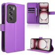 Klopové pouzdro pro Oppo Reno 12 Pro, Wallet Smart Magnet, fialové