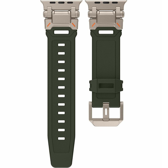 ERBORD ProTech řemínek pro Apple Watch 1/2/3/4/5/6/7/8/9/SE/Ultra/Ultra 2 42/44/45/49MM, zelený