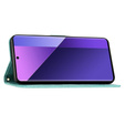 Klopové pouzdro pro Xiaomi Redmi Note 13 Pro+, Butterfly, světle modré