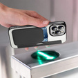 Klopové pouzdro pro iPhone 12 Pro, RFID Wallet MagSafe CamShield, černé