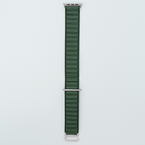 Nylonový řemínek pro Apple Watch 1/2/3/4/5/6/7/8/SE/ULTRA 42/44/45/49 mm, zelený