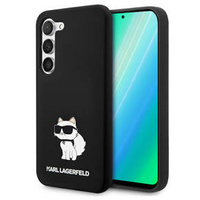 Pouzdro Karl Lagerfeld pro Samsung Galaxy S23+ Plus, Silicone Choupette, černé