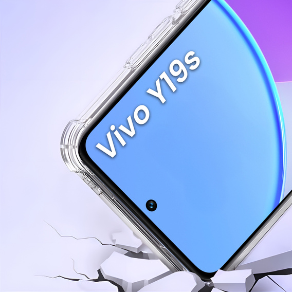 Pouzdro pro Vivo Y19s, Dropproof, průhledné