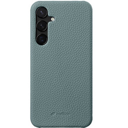 Pouzdro MELKCO pro Samsung Galaxy S24, kožené, modré