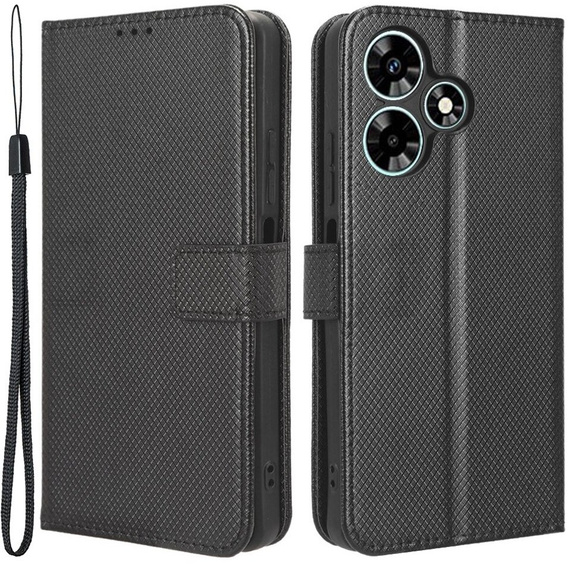 Klopové pouzdro pro Infinix Hot 30, Wallet Smart Magnet, černé