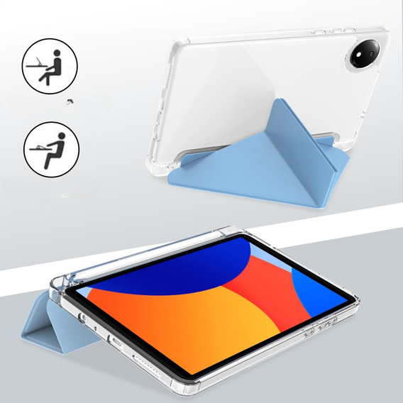 Pouzdro pro Xiaomi Redmi Pad SE 8.7", Origami, modré
