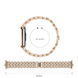 Diamantový náramek pro Xiaomi Smart Band 8 Pro, zlatý