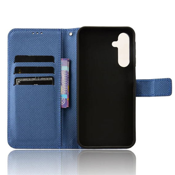 Klopové pouzdro pro Samsung Galaxy M55 5G, Wallet Smart Magnet, modré