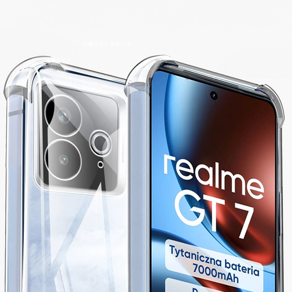 Pouzdro pro Realme GT 7 / 7T, Dropproof, průhledné