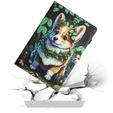 Pouzdro pro Lenovo Tab M11, s klopou, corgi dog