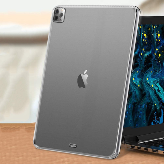 Pouzdro pro iPad Pro 12.9 2022 / 2021 / 2020 / 2018, silikonové, průhledné