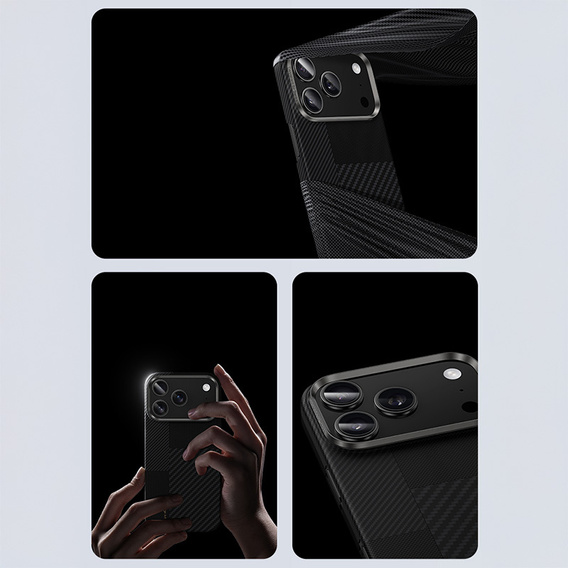 Pouzdro Benks Montage Magnetic Armor Air Kevlar s kovovým rámečkem pro iPhone 17 Pro