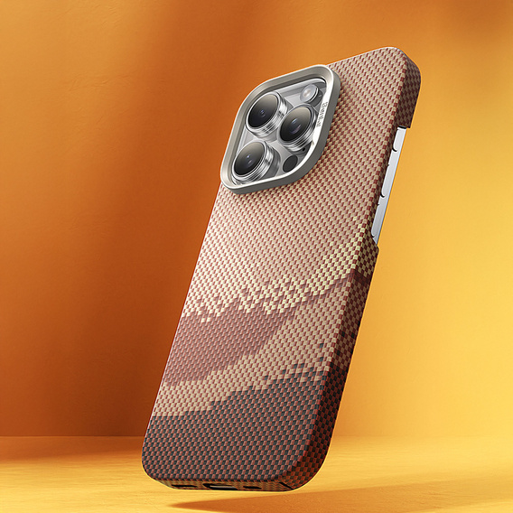 Pouzdro Benks Magnetic Golden Tide Kevlar 600D pro iPhone 16 Pro