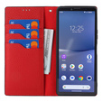 Klopové pouzdro pro Sony Xperia 10 V, Litchi Skin Grain, černé